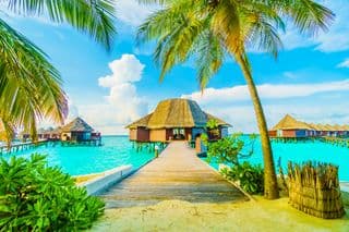 Overwater Bungalows in the Maldives