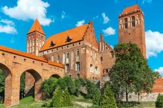 Medieval Kwidzyn Castle in Poland