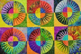 Radiant Quilted Sunburst Patterns