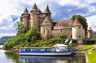 Medieval Castle by the French Lake