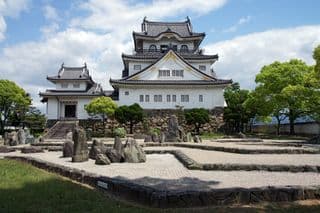 Traditional Japanese Castle in Kishiwada