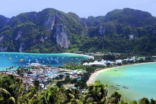 Phi Phi Island's Emerald Lagoon