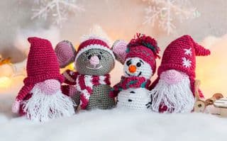 Holiday Crochet Friends