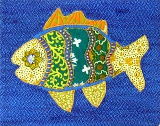 Patchwork Fabric Fish