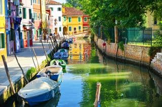 Colorful Burano Canals