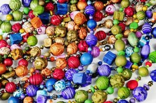 Vibrant Handcrafted Clay Bead Necklaces