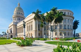 The National Capitol of Cuba in Havana