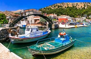 Traditional Fishing Boats in the Greek Isle of Chios