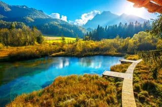 Emerald Lake in Autumnal Splendor