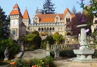 Medieval Bory Castle in Szekesfehervar, Hungary