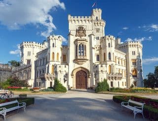 Hluboka Castle in the Czech Republic