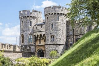 Medieval Fortress Tower at Windsor Castle