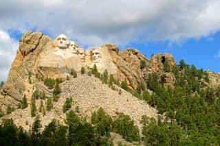Presidents' Visage Carved into Granite
