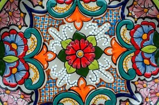 Traditional Mexican Talavera Plate