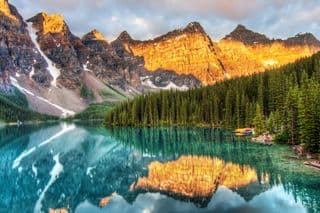 Morning Reflection at Moraine Lake