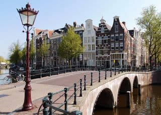 Bridges over the Canals in Amsterdam