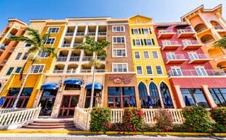 Colorful Bayfront Condos in Naples, Florida