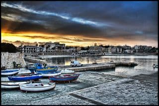 Sunset at Otranto Harbour