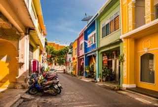 Colorful Streets of Phuket Town
