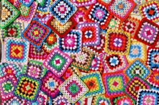 Colorful Granny Square Crochet Collection