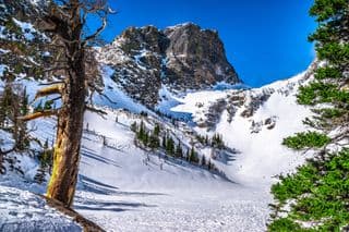 Dream Lake Winter Wonderland in Rocky Mountains