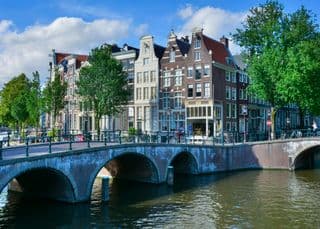 Summer Afternoon Along the Amsterdam Canal
