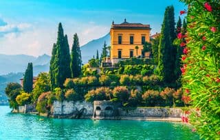 Villa Melzi overlooking Lake Como