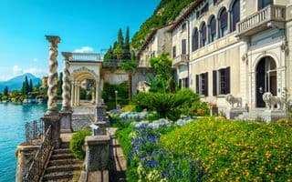 Villa Monastero overlooking Lake Como