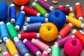 Assorted Threads in Vibrant Colors