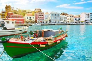 Fishing Boats in Agios Nikolaos Harbour, Crete
