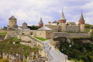 Medieval Fortress atop the Hillside