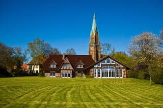 Traditional German Manor House amidst Nature