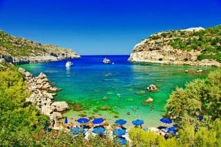 Stunning Beaches of Lindos, Rhodes