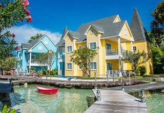 Colorful Canal-side Villas