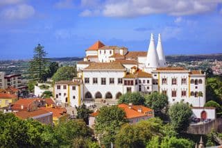 Regaleira Palace in Sintra, Portugal