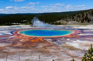 Grand Prismatic Spring in Yellowstone National Park