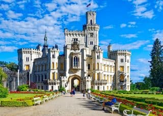 Hluboka Castle in the Czech Republic