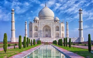 The Majestic Taj Mahal in Agra, India
