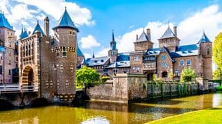 Medieval Castle by the Dutch Waterway
