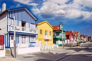 Colorful Houses of Costa Nova