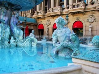 Statuesque Fountain in Luxurious Setting