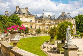 Luxembourg Palace Gardens in Springtime