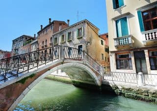 An Arched Bridge in the Heart of Venice