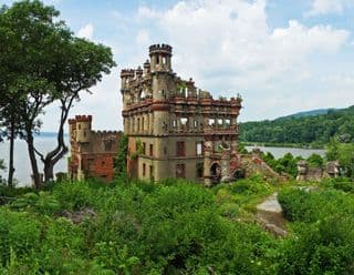 Abandoned Bannerman Castle Ruins by the Hudson River