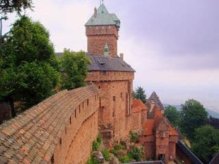 Haut-Koenigsbourg Castle atop the Vosges Mountains