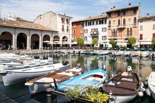 Historic Boats at Old Port of Desenzano di Garda