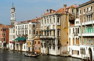 Venetian Palazzi Along the Grand Canal