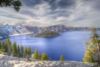 Vibrant Crater Lake