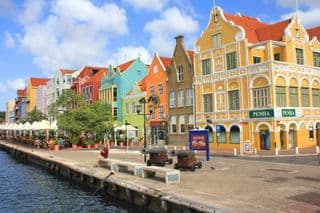 Colorful Dutch Colonial Architecture in Willemstad