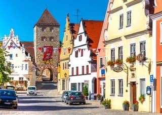 Historic Streetscape in Wemding, Germany